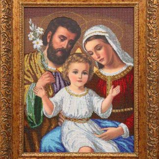 Канва для вишивання бісером на релігійну тематику - Святе сімейство (велике)