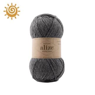 Alize WOOLTIME 182, колір темно-сірий