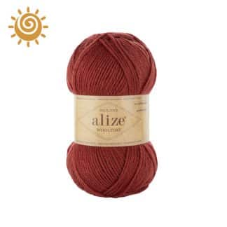 Alize WOOLTIME 36, колір цегловий