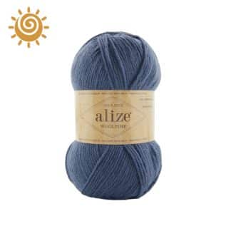 Alize WOOLTIME 370, колір синій