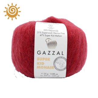 Gazzal Super Kid Mohair 64416, колір молочний