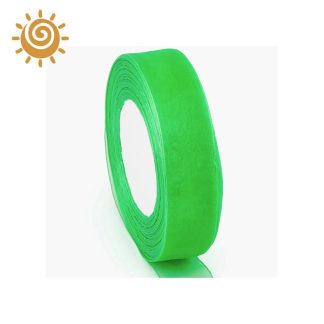 Стрічка органза, ширина 25 мм, колір салатовий