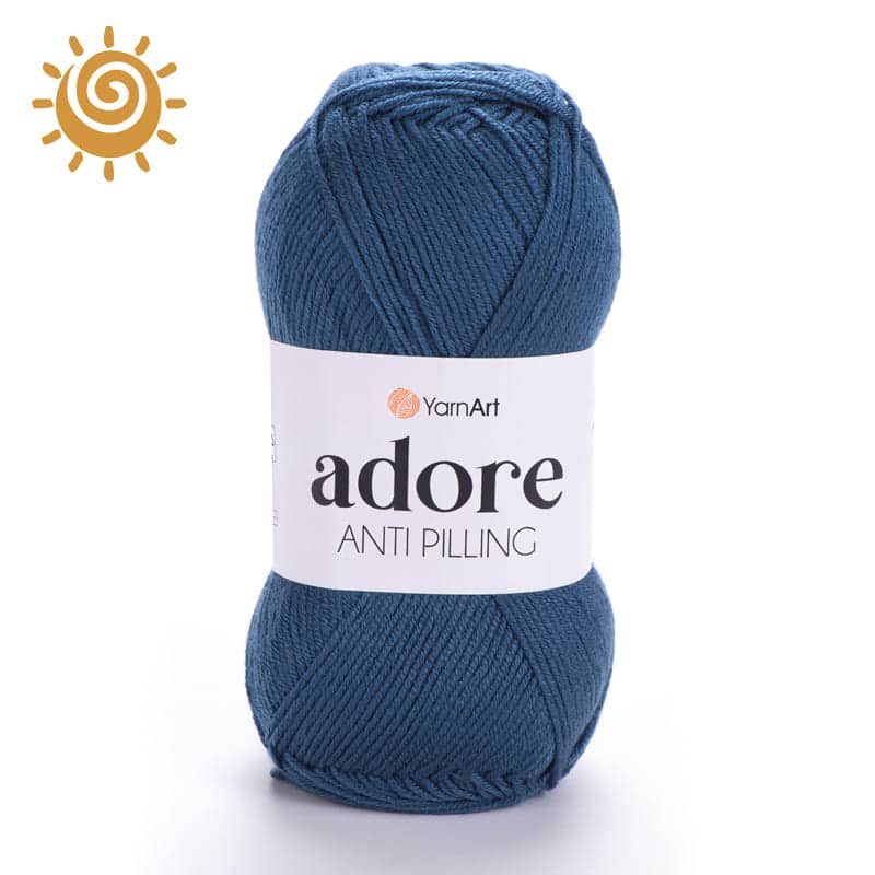 YarnArt Adore 348, колір синій