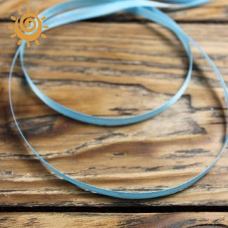 Атласна стрічка 7 мм, блакитного кольору