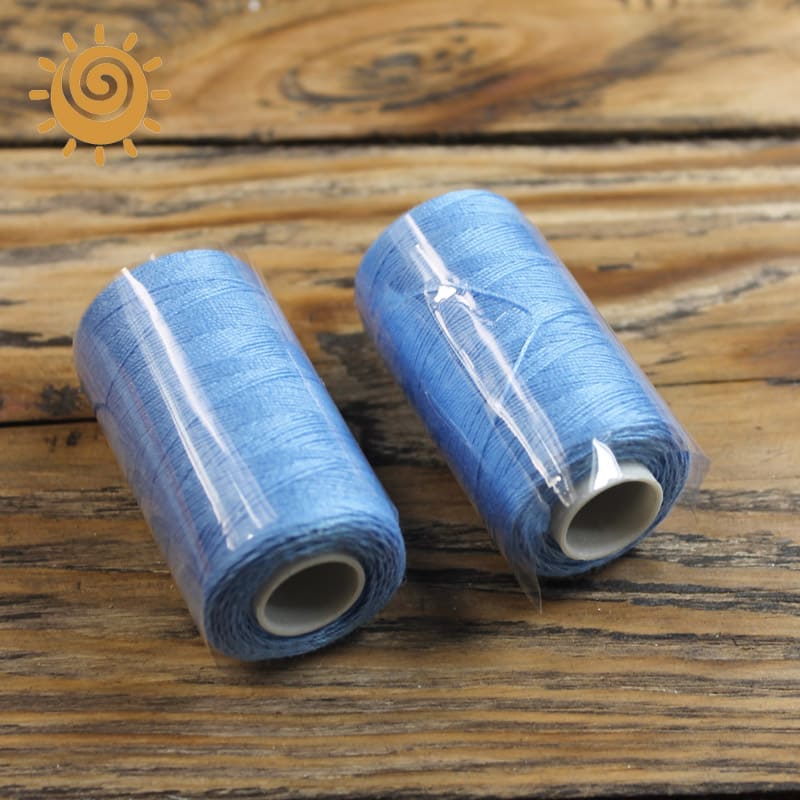 Нитка джинсова для шиття, блакитного кольору