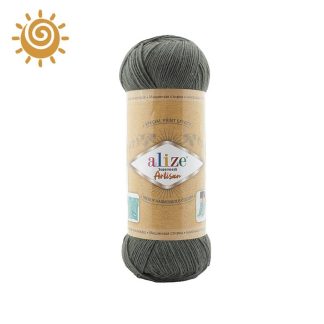 Пряжа Alize SUPERWASH ARTISAN 274, сірого кольору
