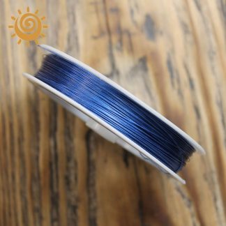 Ювелірний тросик для рукоділля, синього кольору