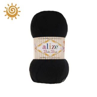 Alize Baby Best 60, колір чорний
