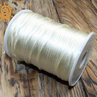Атласний шнур 3мм, колір молочний