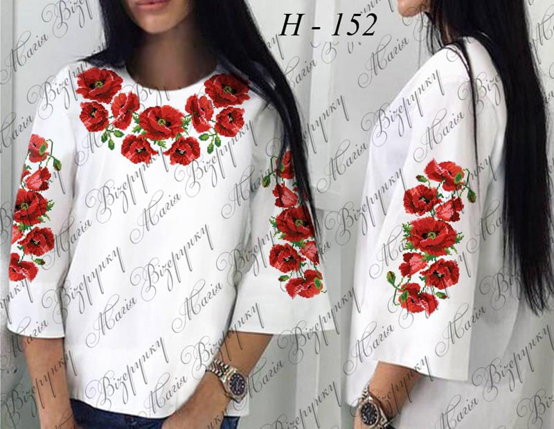 Заготовка жіночої сорочки Н-152