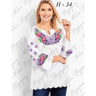 Заготовка жіночої блузи для вишивання Н-34