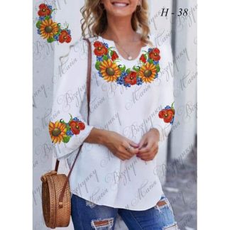 Заготовка жіночої блузи для вишивання Н-38