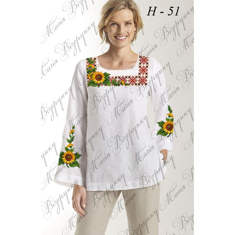 Заготовка жіночої блузи для вишивання Н-51