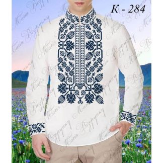 Заготовка чоловічої сорочки для вишивки К-284