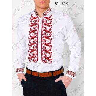 Заготовка чоловічої сорочки для вишивки К-306