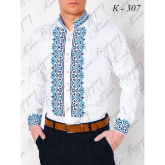 Заготовка чоловічої сорочки для вишивки К-307