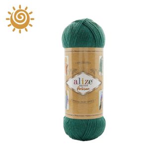 Пряжа Alize SUPERWASH ARTISAN 532, зеленого кольору