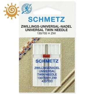 Голка до швейної машинки Twin universal 130/705 H ZWI № 4,0/100 Leather SCHMETZ