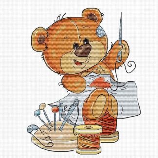 Набір для вишивання хрестиком Ведмедик (B1180)