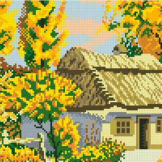 Набір алмазної мозаїки 25х35 Осінь АМП-128