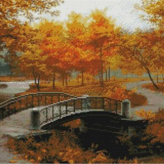 Набір алмазної мозаїки 40х70 Чари осені SS804