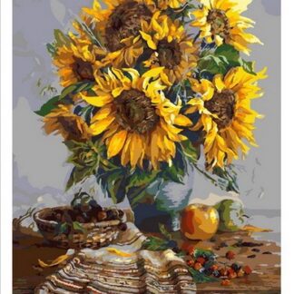 Набір для малювання по номерах 40х50 Соняхи MSP315 з підрамником
