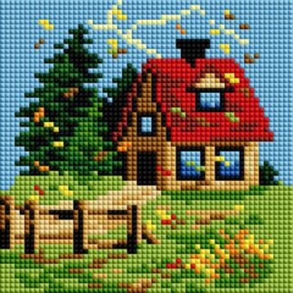 Набір алмазної мозаїки 15x15 Осінь PP1105