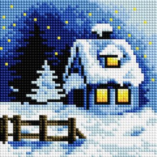 Набір алмазної мозаїки 15х15 Зима PP1106