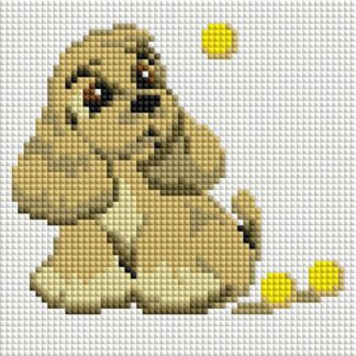 Набір алмазної мозаїки 15х15 Собачка PP1100