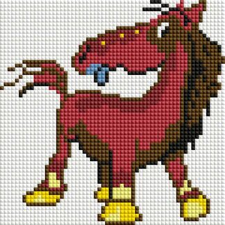 Набір алмазної мозаїки 15х15 Коник PP1110