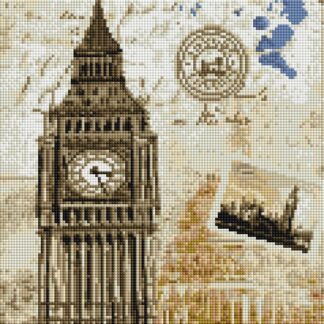 Алмазна мозаїка 30х40 Біг-Бен ST1004-4