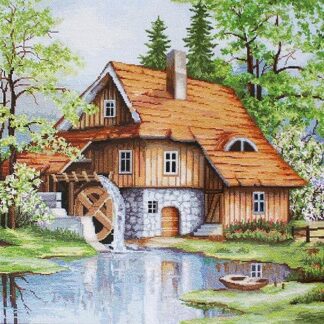 Набір для вишивання хрестиком B492 Весняний пейзаж (9255125)