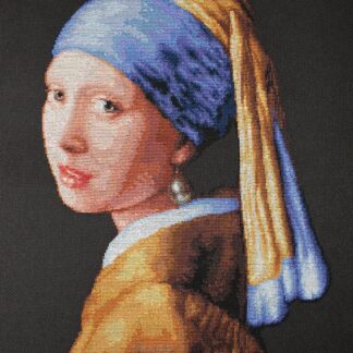 Набір для вишивання хрестиком B467 Дівчина з перлиною (9255197)