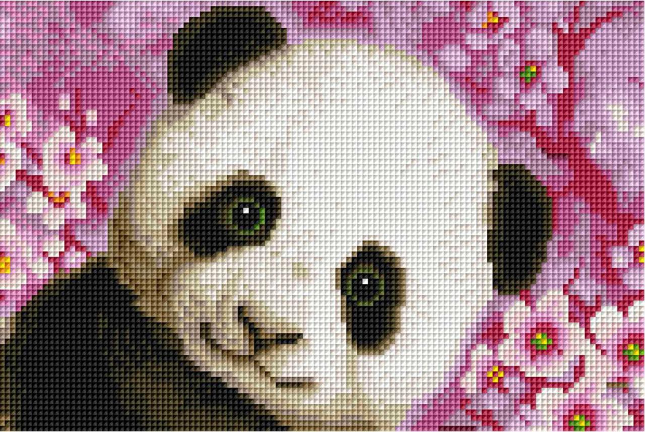 Алмазна мозаїка Панда 20х30 DT725 - Зображення 2