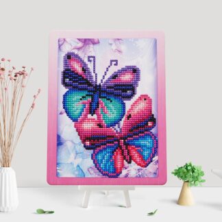 Набір алмазної вишивки з підставкою Метелики