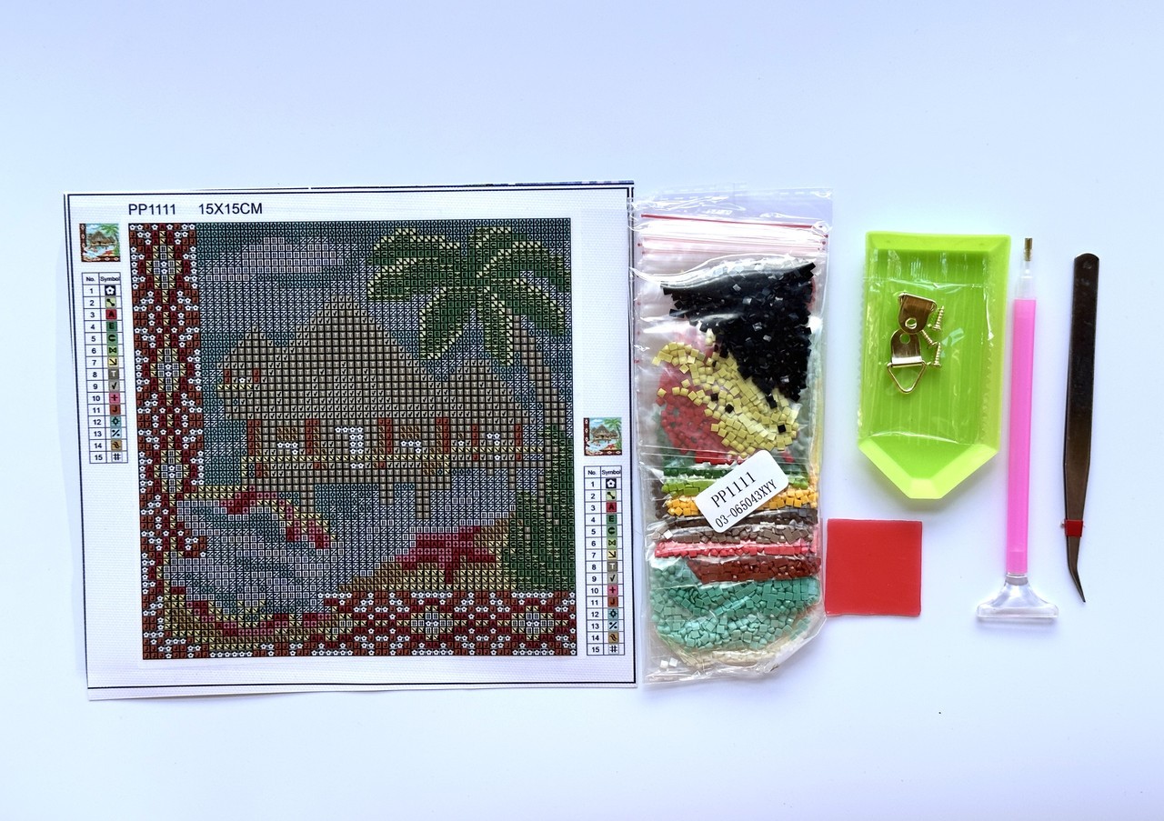 Набір алмазної мозаїки 15х15 Морський пейзаж PP1111 - Зображення 2