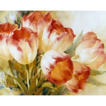 Набір алмазної мозаїки 40х50 Тюльпани SP025