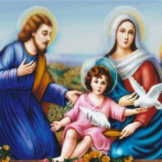 Набір для алмазної мозаїки 40х50 Ікона Свята родина SP042