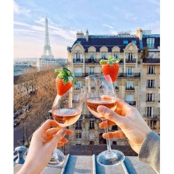 Набір алмазної мозаїки 40х50 Тільки ми і Париж SP077