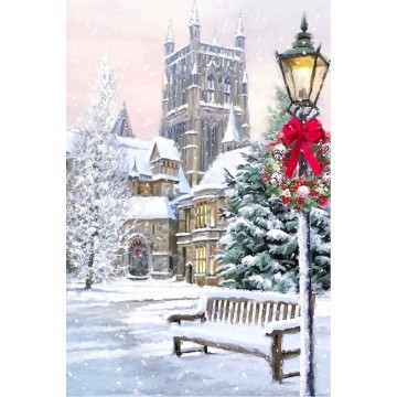 Набір алмазної мозаїки 40х50 Різдвяна казка SP084