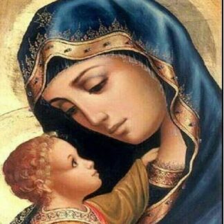 Алмазна мозаїка 40x50 Ікона Матір Божа з Ісусом SP117