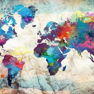 Набір алмазної мозаїки Карта світу 70х40 SS816