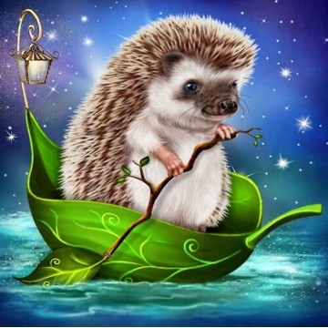 Набір алмазної мозаїки Їжачок 20х20 DD1218