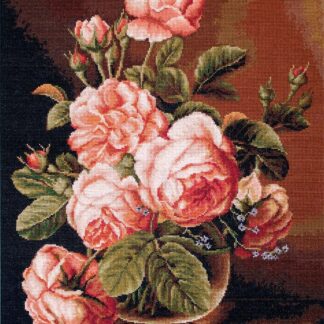 Набір для вишивання хрестиком B488 Ваза с розами (B488)