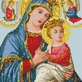 Алмазна мозаїка 30х40см Матір Божа Неустанної помочі ST488