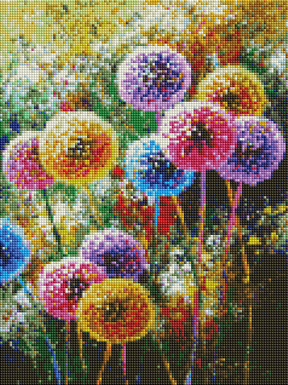 Алмазна мозаїка 30х40см Кульбабки ST487 - Зображення 2