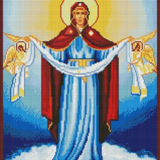 Алмазна мозаїка 40x50 Ікона Покрови Пресвятої Богородиці SP120