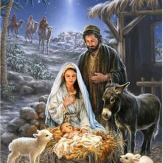 Алмазна мозаїка 40x50 Ікона Різдво SP118