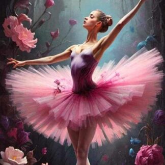 Алмазна мозаїка 30х50 Балерина TP905