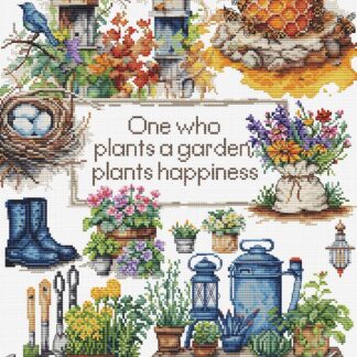 Набір для вишивання хрестиком B2424 Садові рослини (B2424)